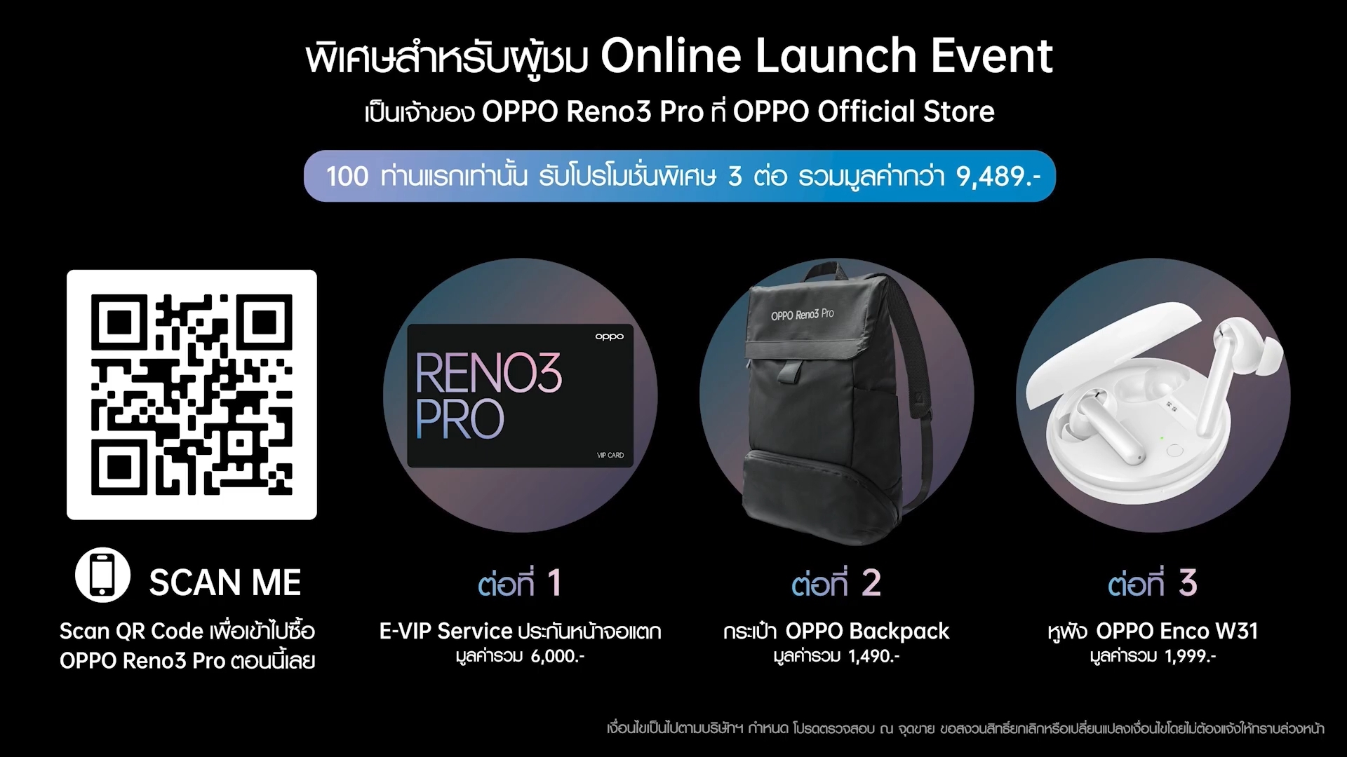 OPPO Reno 3 Pro ดีไซน์สวย กล้องหน้าคู่ 44 MP กล้องหลัง 4 เลนส์ เปิดตัวอย่างเป็นทางการแล้ว ราคา 18,990 บาท