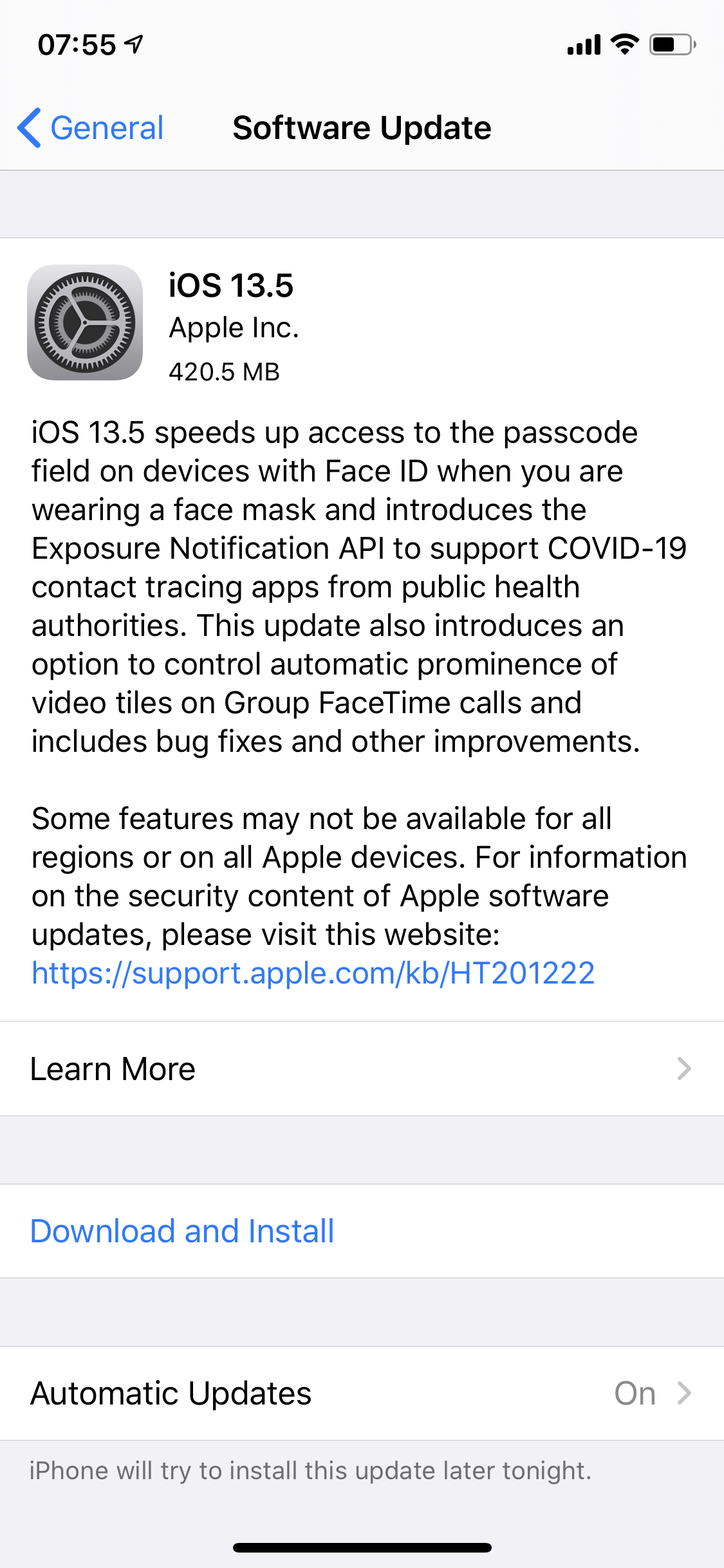 iOS 13.5 เปิดให้ผู้ใช้งานอัพเดทแล้ว ปรับให้เข้าถึง Passcode เร็วขึ้น ...