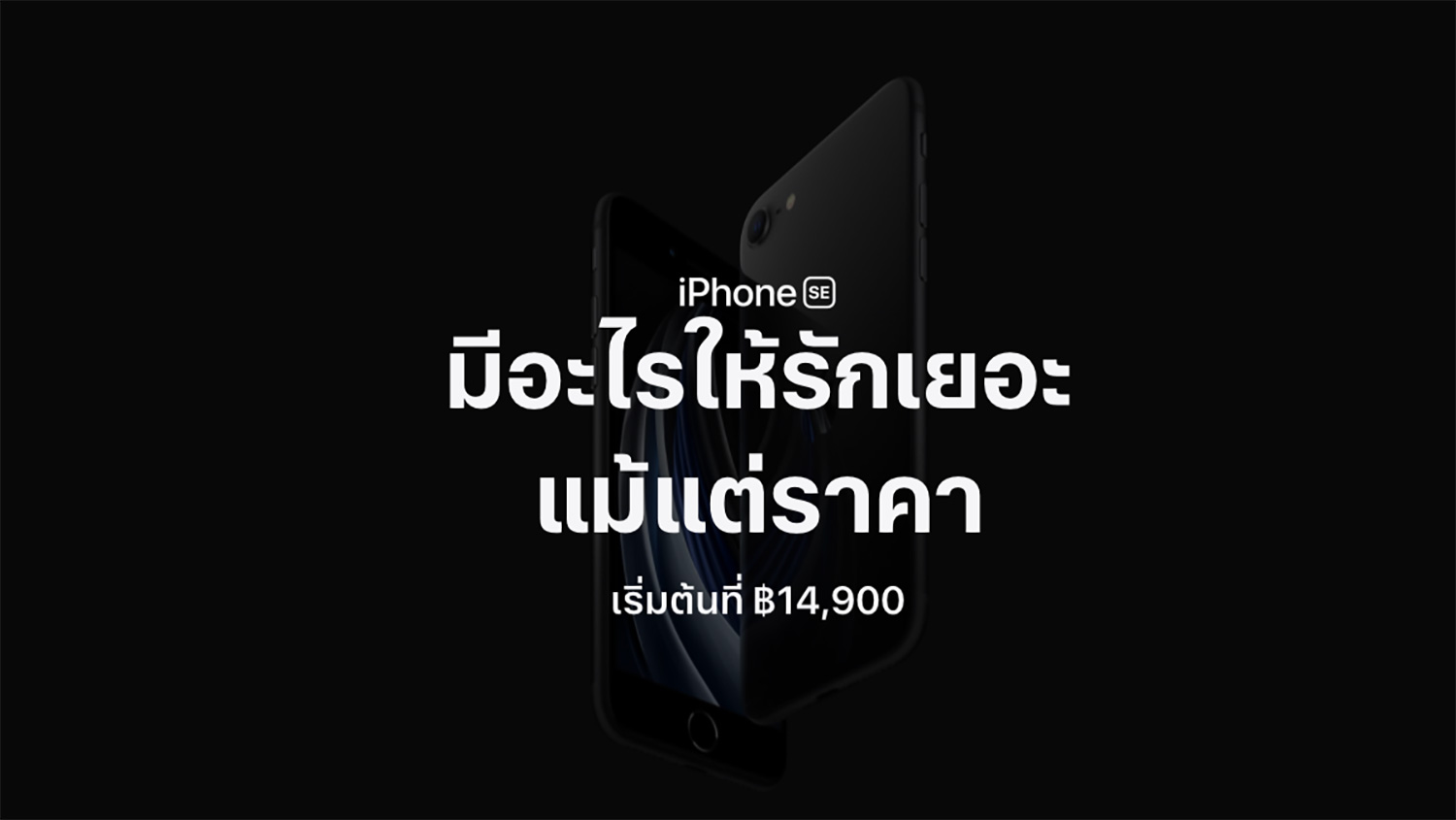 iPhone SE รุ่นที่ 2 ปี 2020 ราคา 14,900 บาท ขายในไทย 14 พฤษภาคมนี้