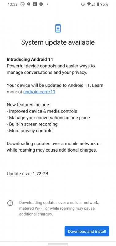 Android 11 OTA