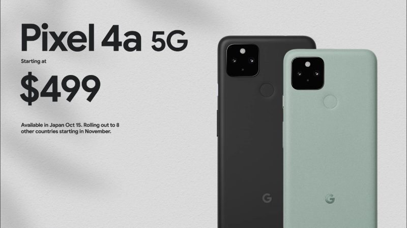 Pixel 4a 5G ahead of 6G