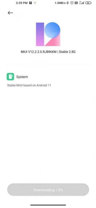 Xiaomi Mi 10 MIUI 12 Android 11