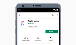 Apple Music for Android Header