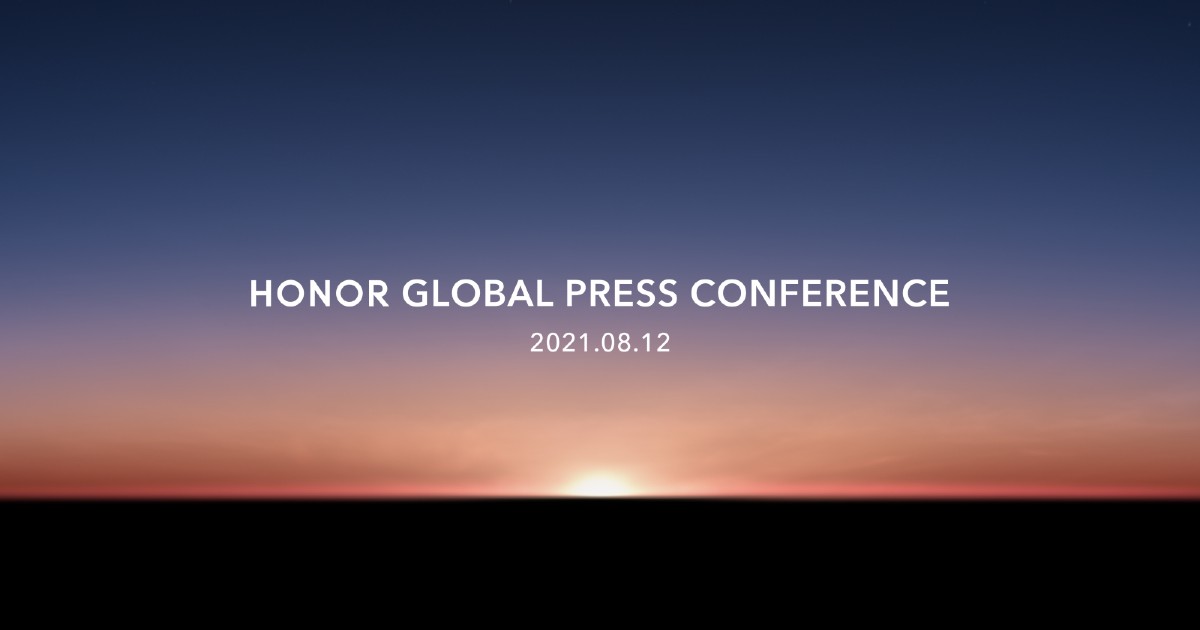 Honor Global Press Conference August 2021 Header