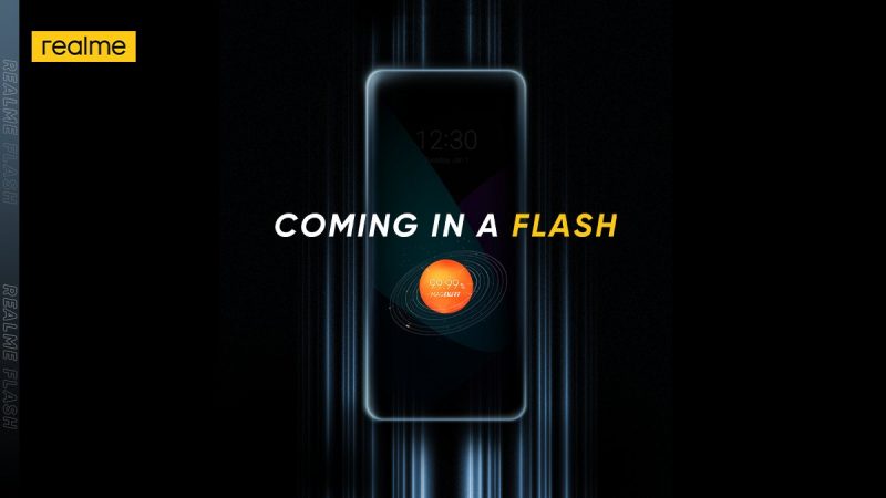 Realme Flash teaser with hidden magdart