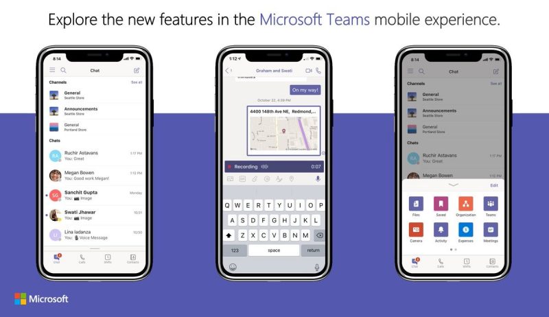 Microsoft Teams Mobile iOS