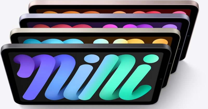 iPad Mini 6 vertical Jelly scrolling