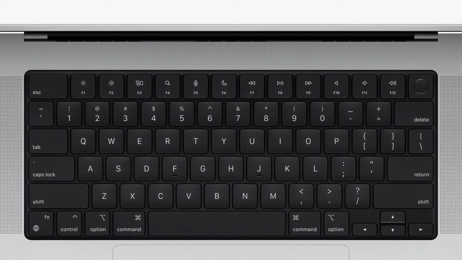 2021 MacBook Pro Keyboard