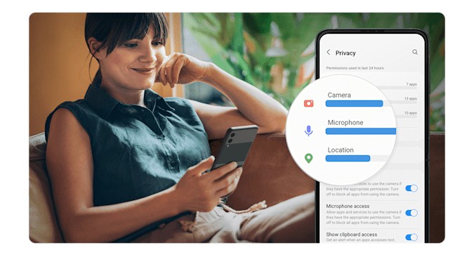 One UI 4 Privacy Dashboard