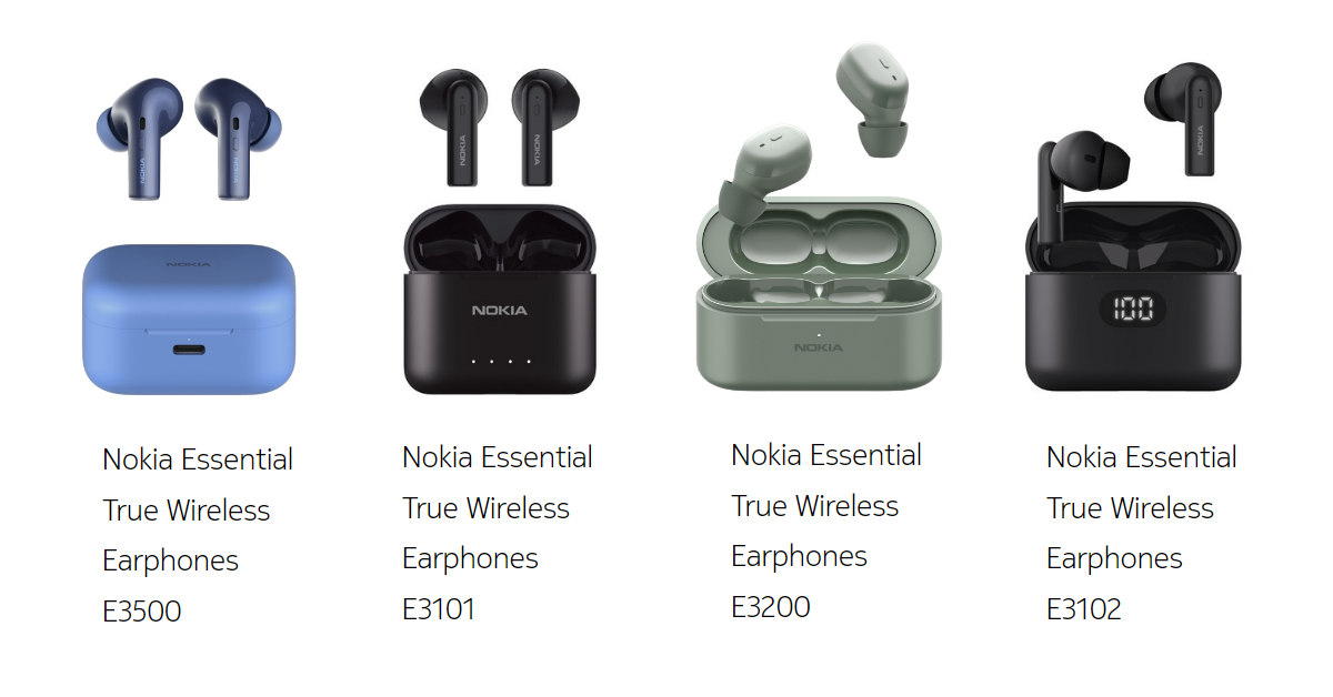 Nokia เปิดตลาดหูฟังไร้สาย True Wireless พร้อมกัน 4 รุ่น เริ่มต้น 1,790 บาท