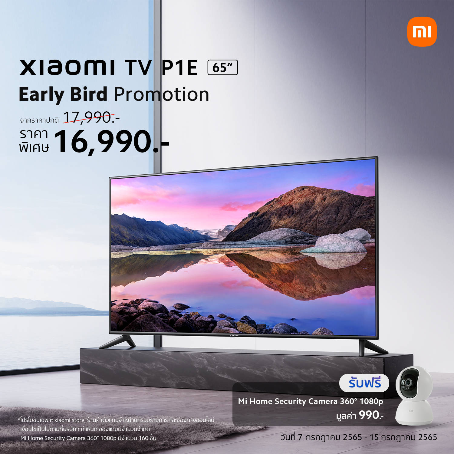Xiaomi TV P1E 65” Sale Poster