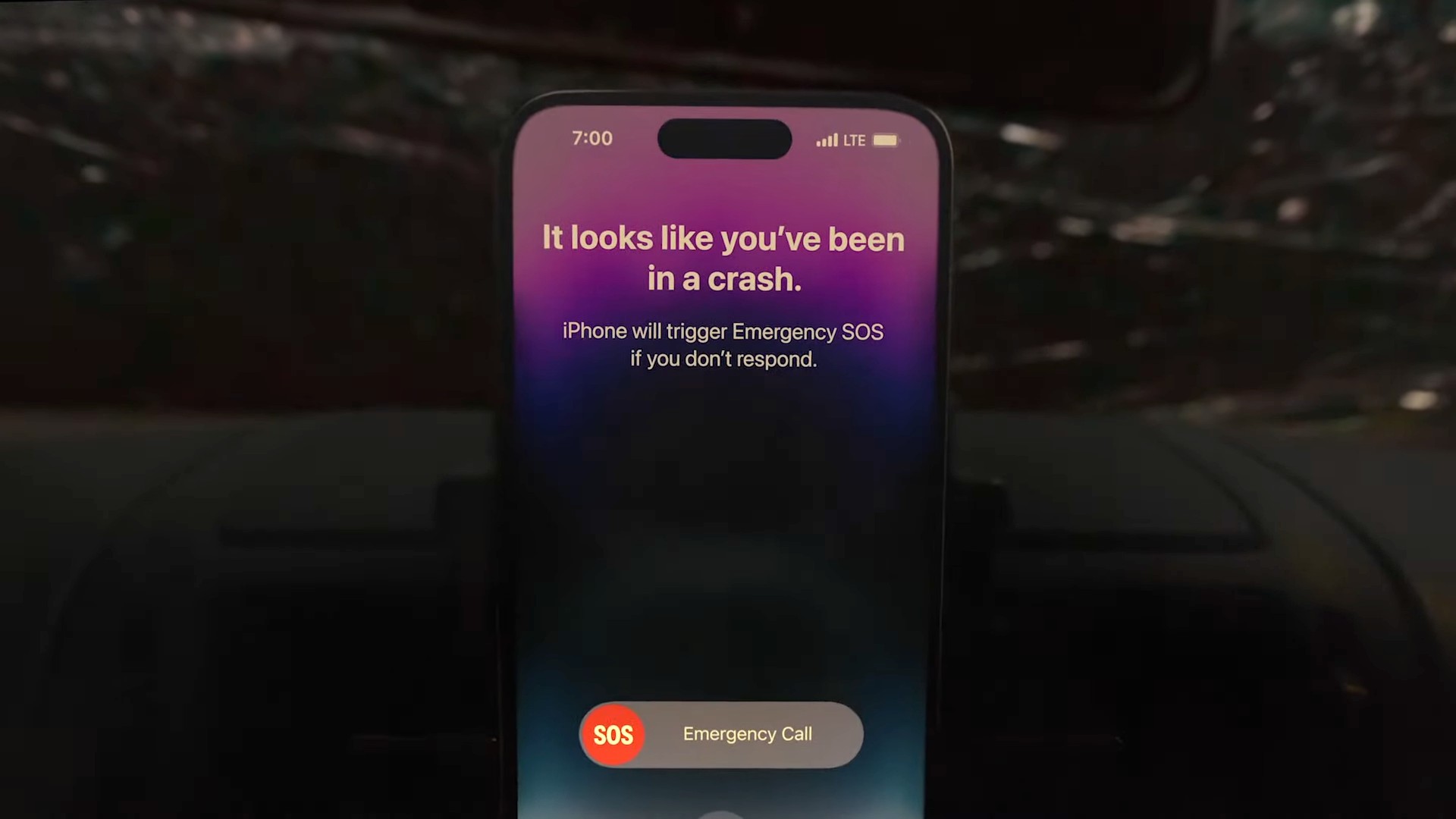 iPhone 14 Pro crash detection