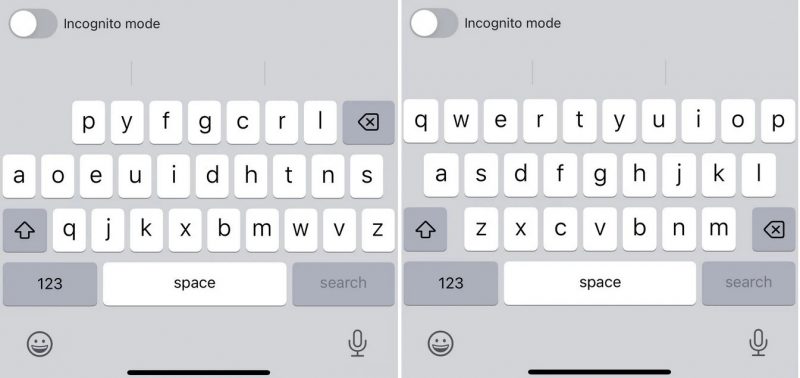 iOS 16 QWERTY DVORAK Keyboard