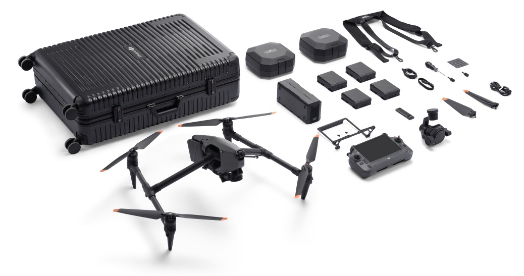 DJI Inspire 3 Combo-3_Aircraft with batteries and propellers